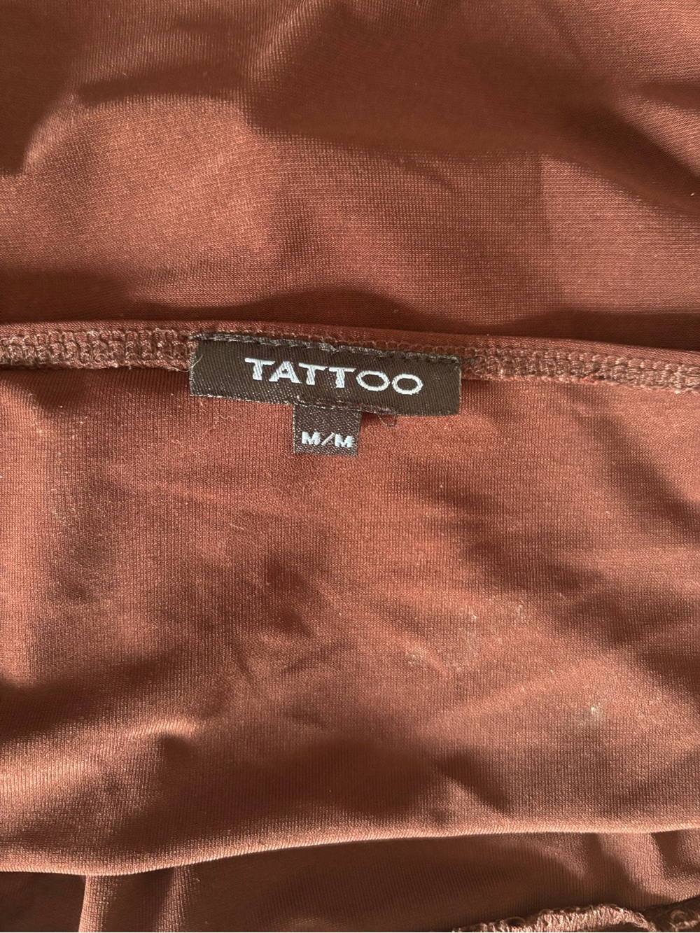 Vintage Brown Halter Tank Top with Gold Embellishment - Picture 6 of 6